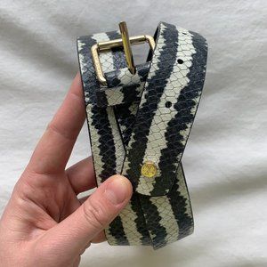 Tory Burch Snakeskin Belt